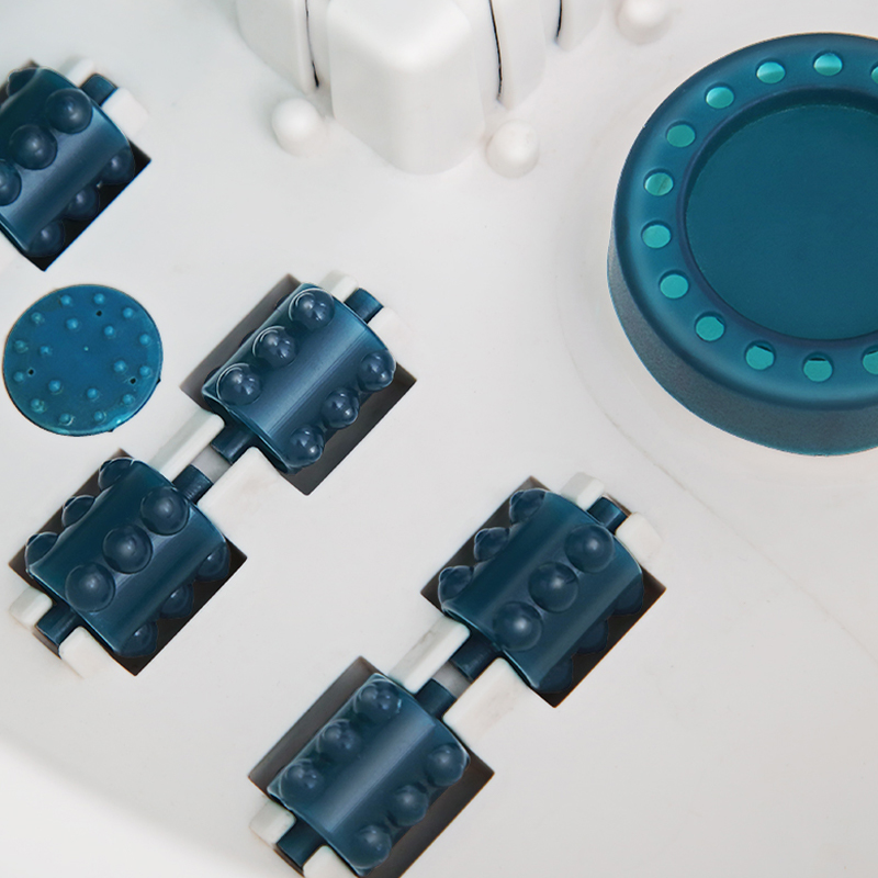 열 거품과 진동 마사지가 포함된 MM-19A 풋 스파 목욕 마사지기