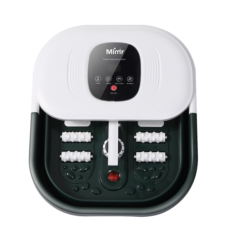 MZD-22B-1 발 릴렉스 마사지를 위한 부석이 포함된 접이식 발 스파 머신