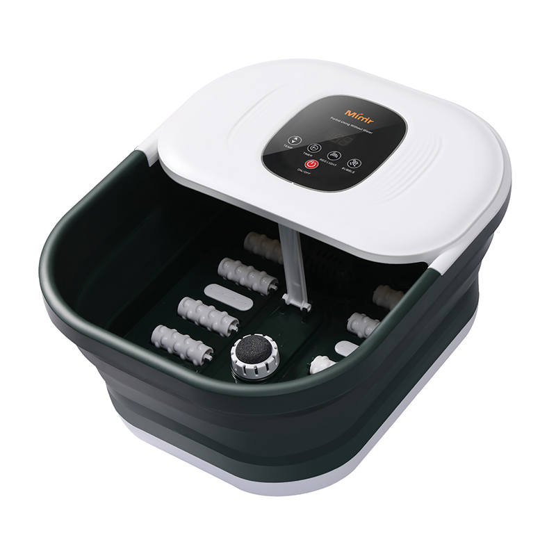 MZD-22B-1 발 릴렉스 마사지를 위한 부석이 포함된 접이식 발 스파 머신