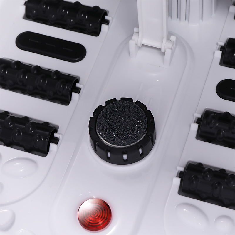 MZD-22B-2 500W 접이식 풋 스파 머신, 풋 릴렉스 마사지용 마사지 롤러 8개 포함