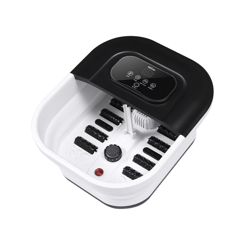 MZD-22B-2 500W 접이식 풋 스파 머신, 풋 릴렉스 마사지용 마사지 롤러 8개 포함