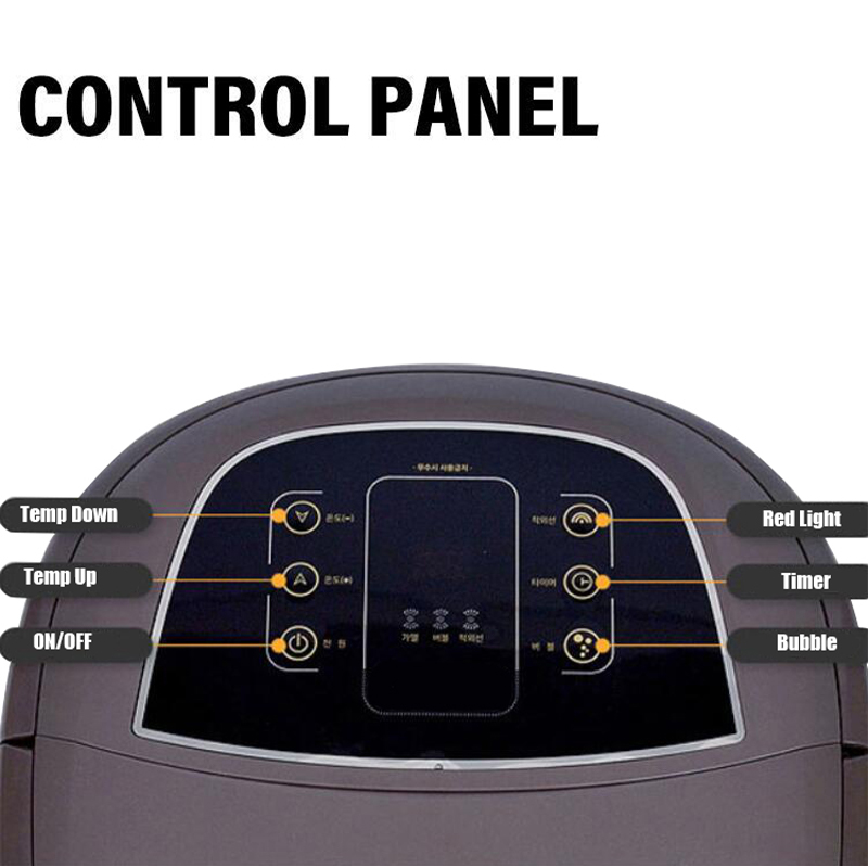 회전식 마사지 롤러가 있는 JD-618 자동 풋 스파 목욕 마사지기 기계